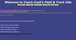 Desktop Screenshot of coachkrall.com